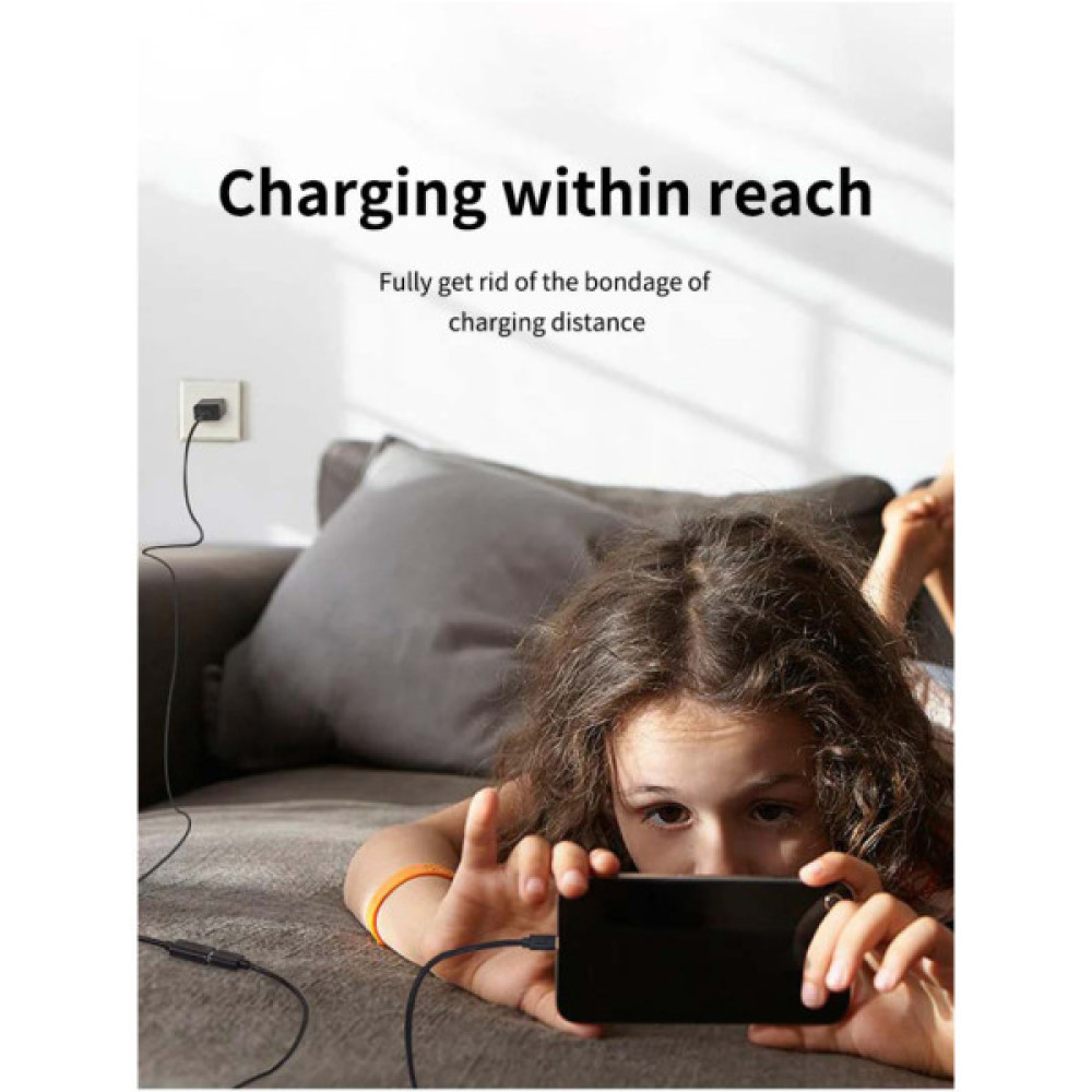 Дата кабель USB 2.0 AM/AF 0.5m Cabletime (CA915156)