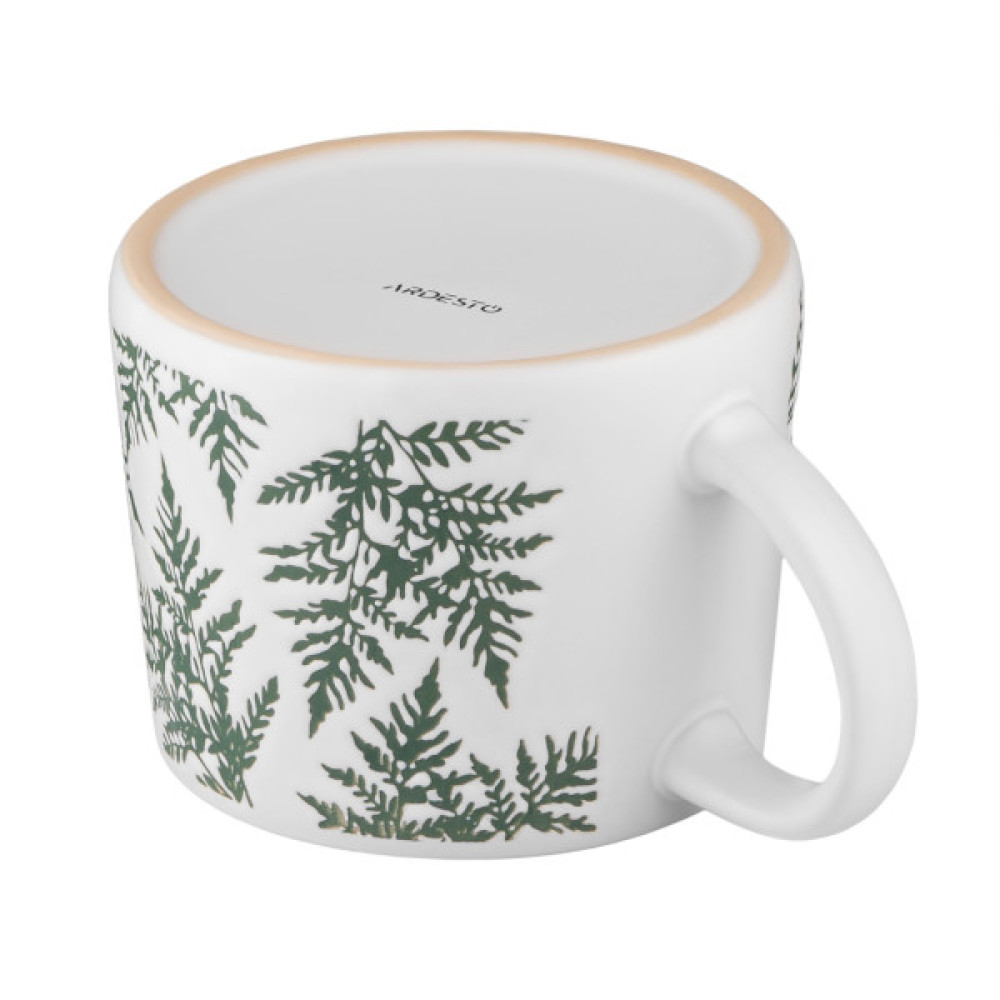 Чашка Ardesto Remo, 400мл, кераміка, білий (AR3099W)