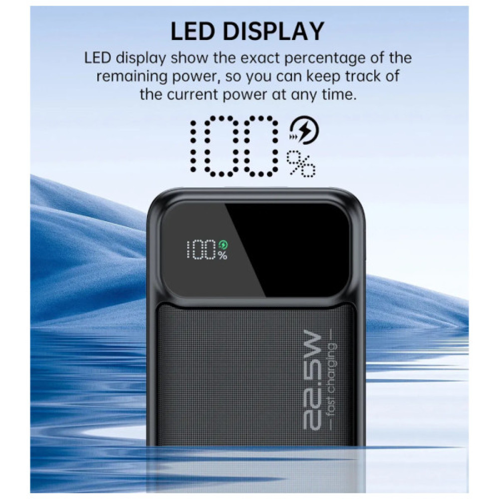 Батарея універсальна Choetech 40000mAh, PD/22.5W, QC, AFC (B731)