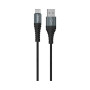 Дата кабель USB 2.0 AM to USB-C 1.0m X38 Cool black HOCO (6931474710567)