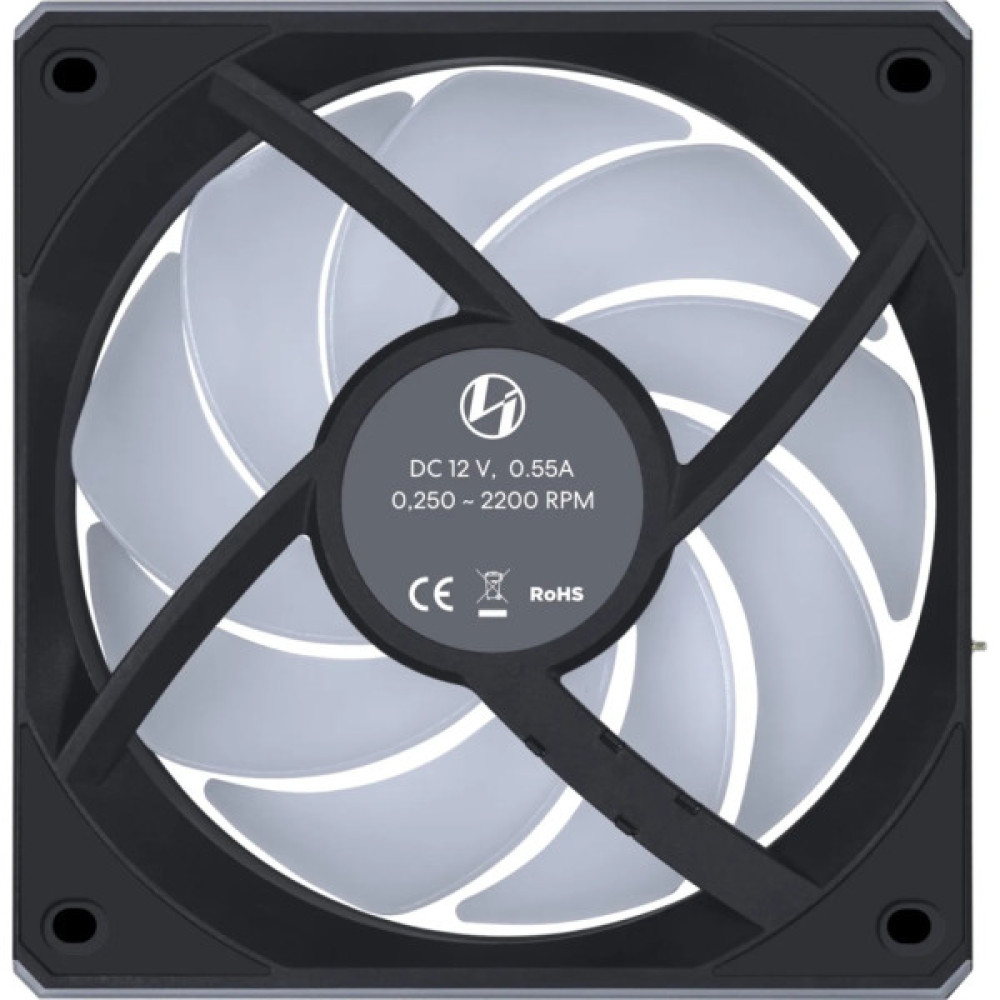 Кулер до корпусу Lian Li Uni Fan CL WIRELESS 120-3, Black (G99.12CL1W3B.00)