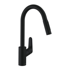 Змішувач Hansgrohe Focus M41 KM240, чорний матовий (31815670)