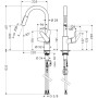 Змішувач Hansgrohe Focus M41 KM240, чорний матовий (31815670) Змішувач Hansgrohe Focus M41 KM240, чорний матовий (31815670)