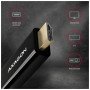 Кабель мультимедійний HDMI M to DisplayPort M 1.8m 4K30Hz black AXAGON (RVD-HI14C2)