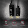 Кабель мультимедійний HDMI M to DisplayPort M 1.8m 4K30Hz black AXAGON (RVD-HI14C2)