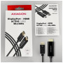Кабель мультимедійний HDMI M to DisplayPort M 1.8m 4K30Hz black AXAGON (RVD-HI14C2)