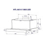 Витяжка кухонна Minola HTL 6614 BL 1000 LED (HTL6614BL1000LED) Витяжка кухонна Minola HTL 6614 BL 1000 LED (HTL6614BL1000LED)