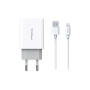 Зарядний пристрій Proda PD-A28i 2хUSB 2.4A + USB Ligthtning 1.0m (PD-A28i-WH) Зарядний пристрій Proda PD-A28i 2хUSB 2.4A + USB Ligthtning 1.0m (PD-A28i-WH)