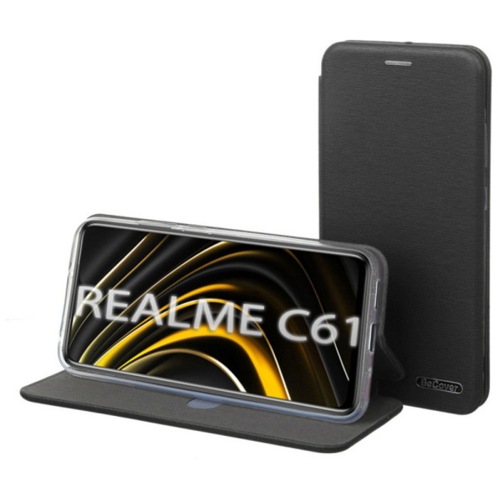 Чохол до мобільного телефона BeCover Exclusive Realme C61 Black (712552) Чохол до мобільного телефона BeCover Exclusive Realme C61 Black (712552)