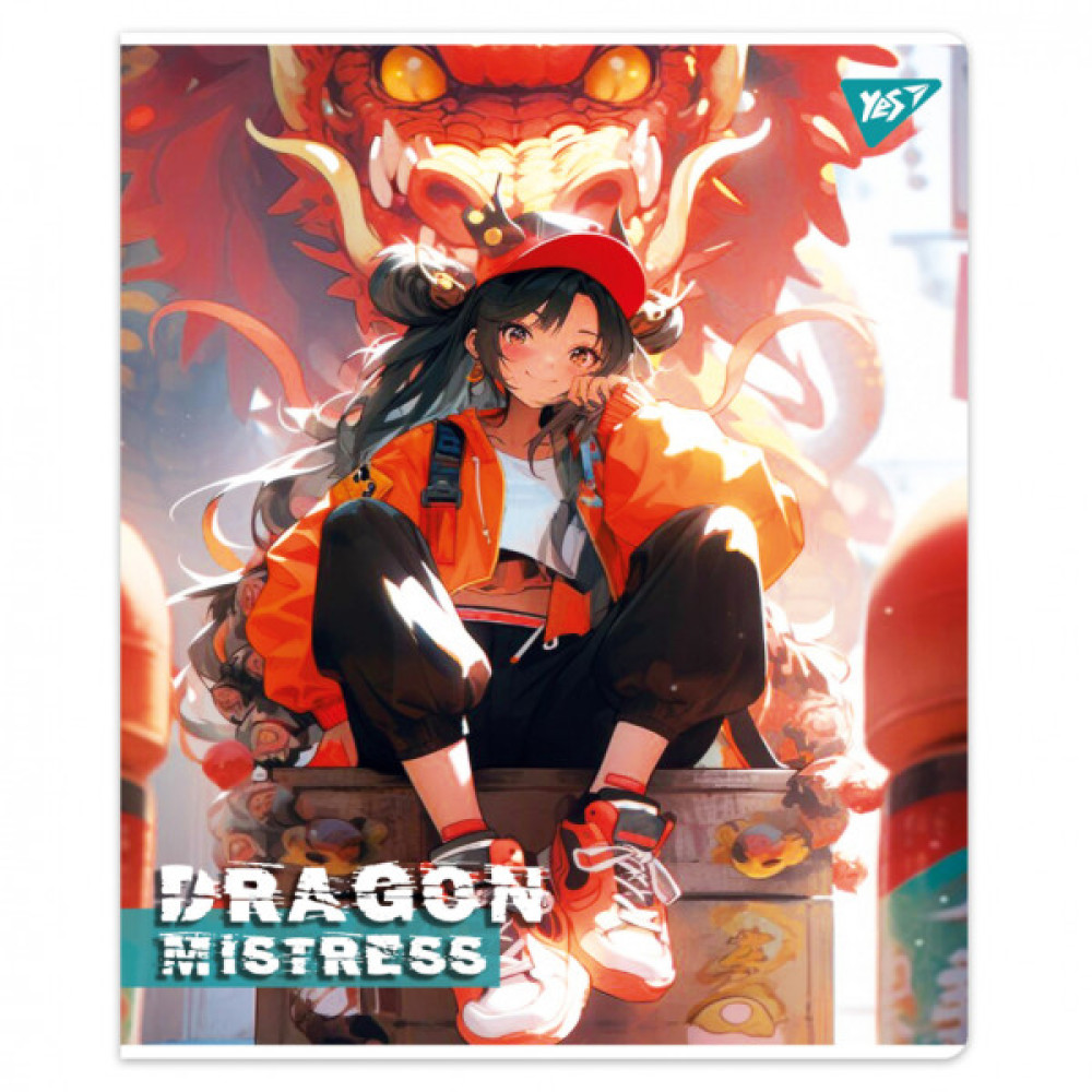 Зошит Yes Dragon mistress 18 аркушів лінія (767527)