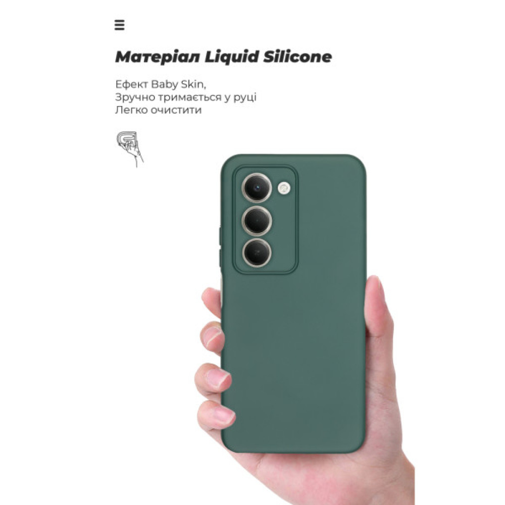 Чохол до мобільного телефона Armorstandart ICON Xiaomi Redmi 15 4G Camera cover Dark Green (ARM87087) Чохол до мобільного телефона Armorstandart ICON Xiaomi Redmi 15 4G Camera cover Dark Green (ARM87087)