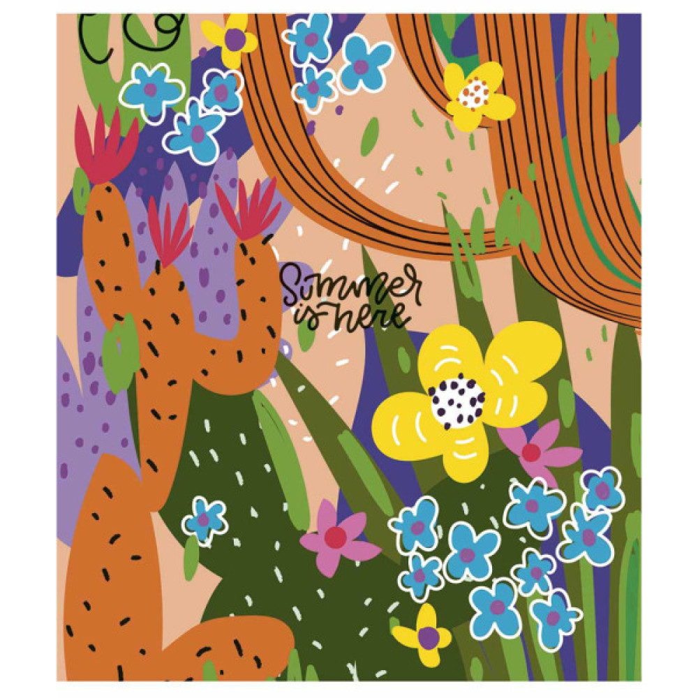 Зошит Школярик Summer is Here 80 аркушів лінія (080-3225L)