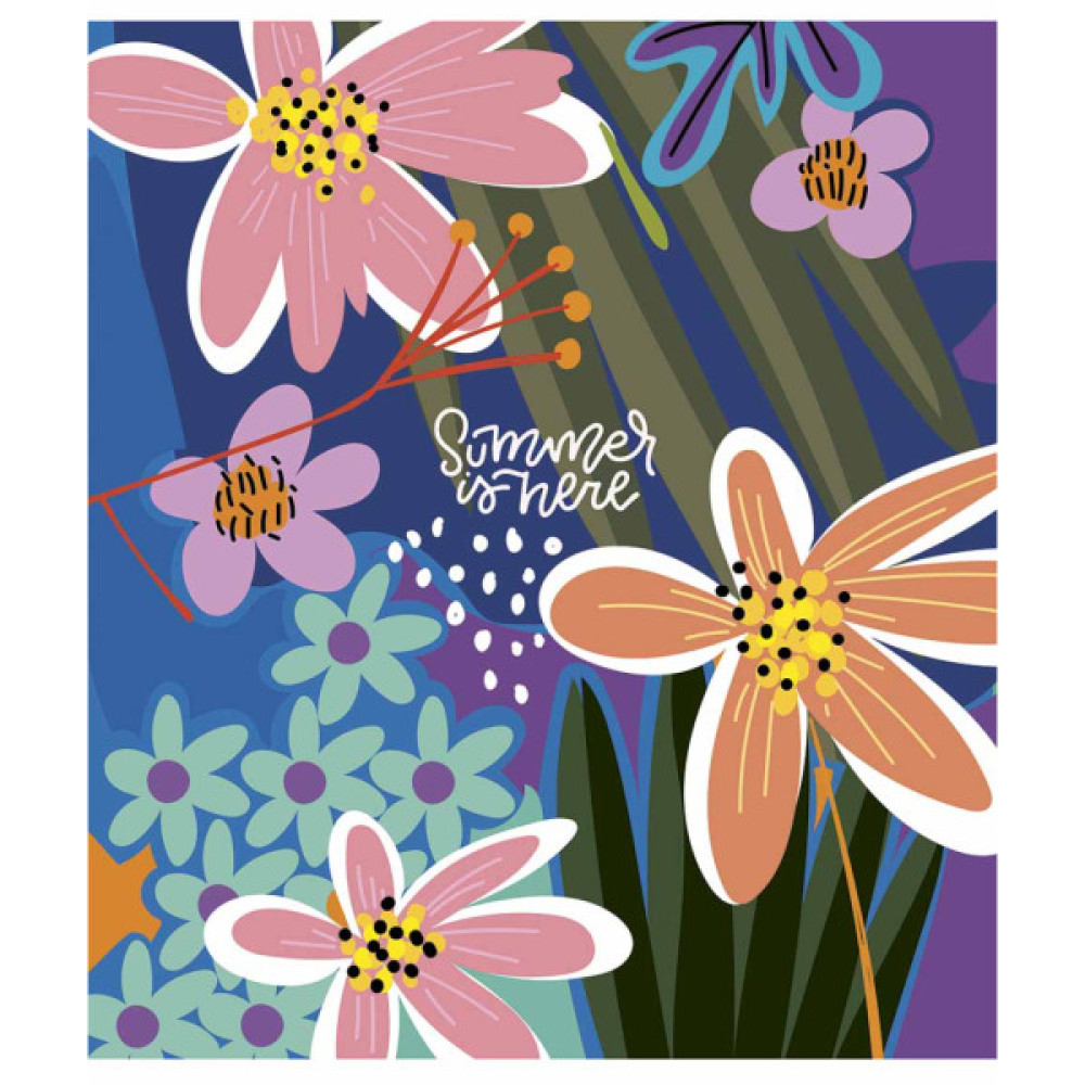 Зошит Школярик Summer is Here 80 аркушів лінія (080-3225L)