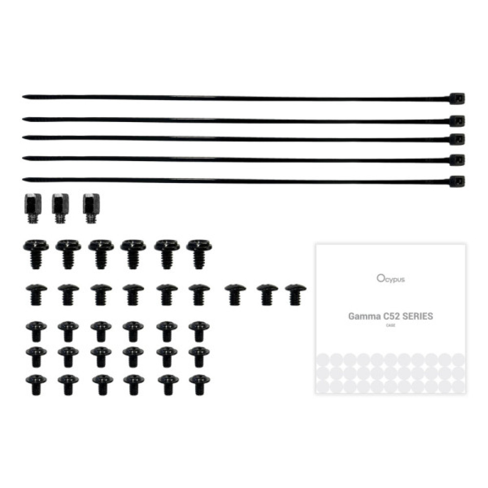 Корпус для ПК OCYPUS GAMMA C52 BK (GAMMA-C52-BKD000XX-GL)