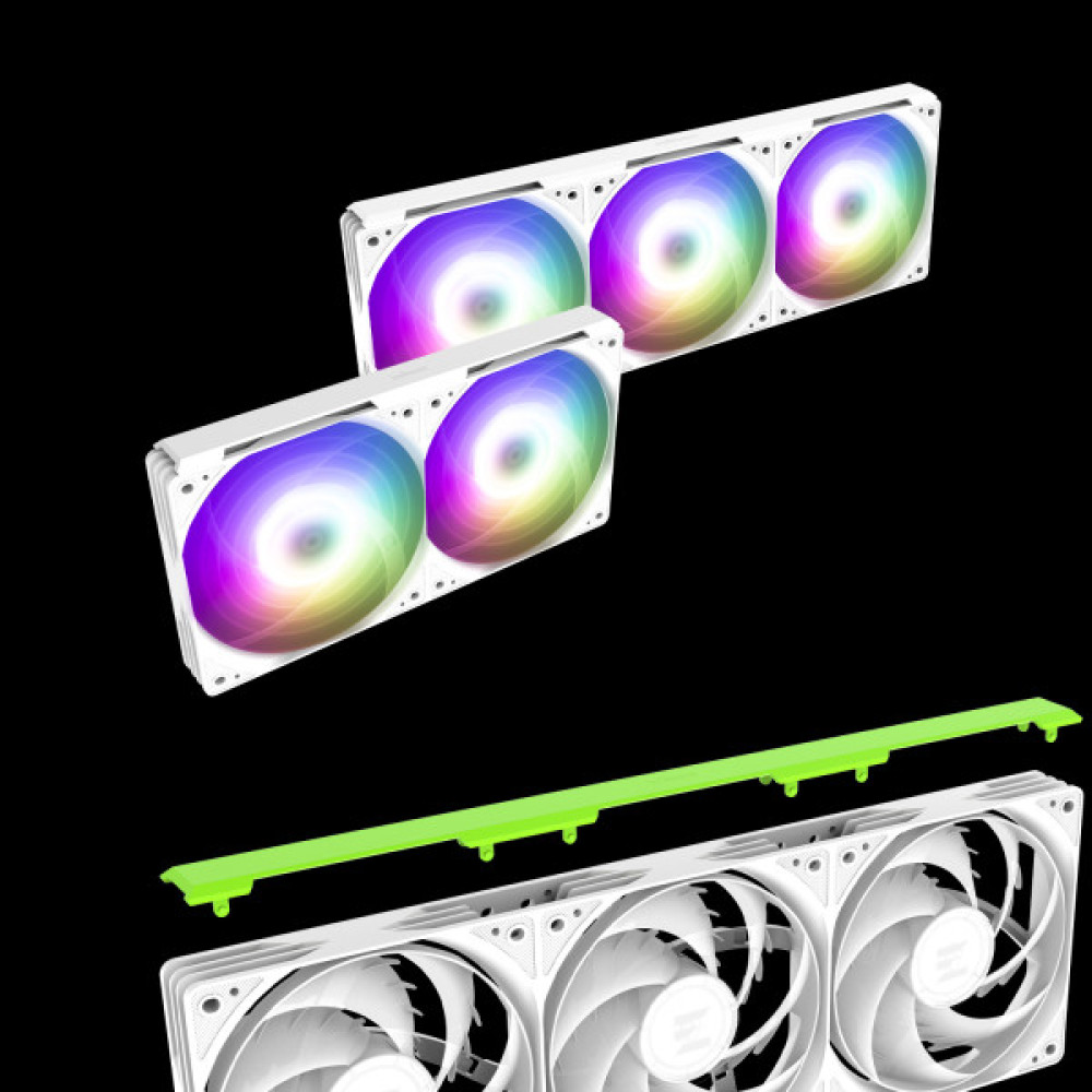 Система рідинного оxолодження  Zalman Alpha 2SE A24 ARGB, LGA1851, 1700, 1200, 115x, AM5, AM4, TDP 320W, білий