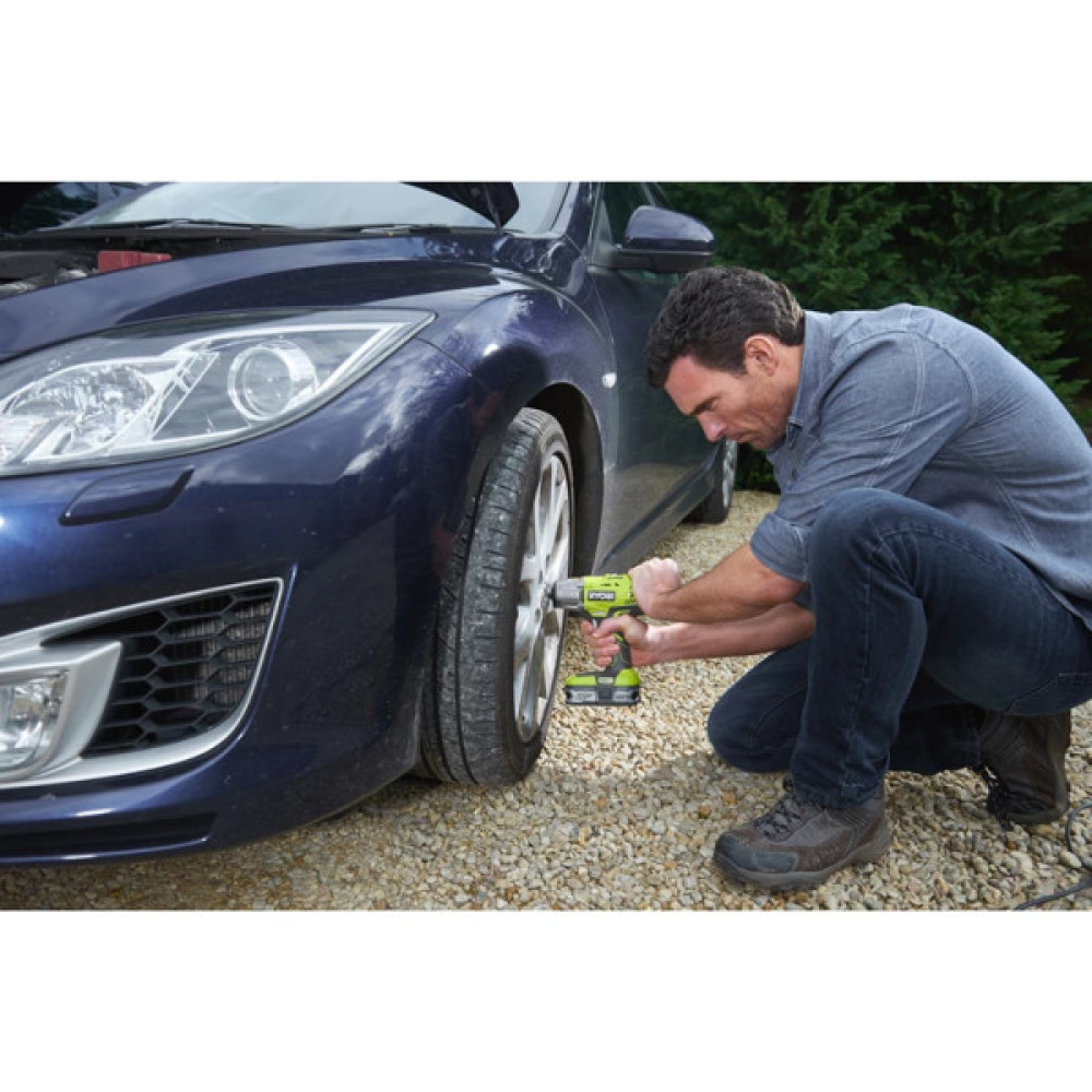 Гайковерт ударний акумуляторний Ryobi ONE+ R18IW3-0 18В 400Нм 2900об/хв 1/2" 3 швидкості 1.6кг без АКБ та ЗП