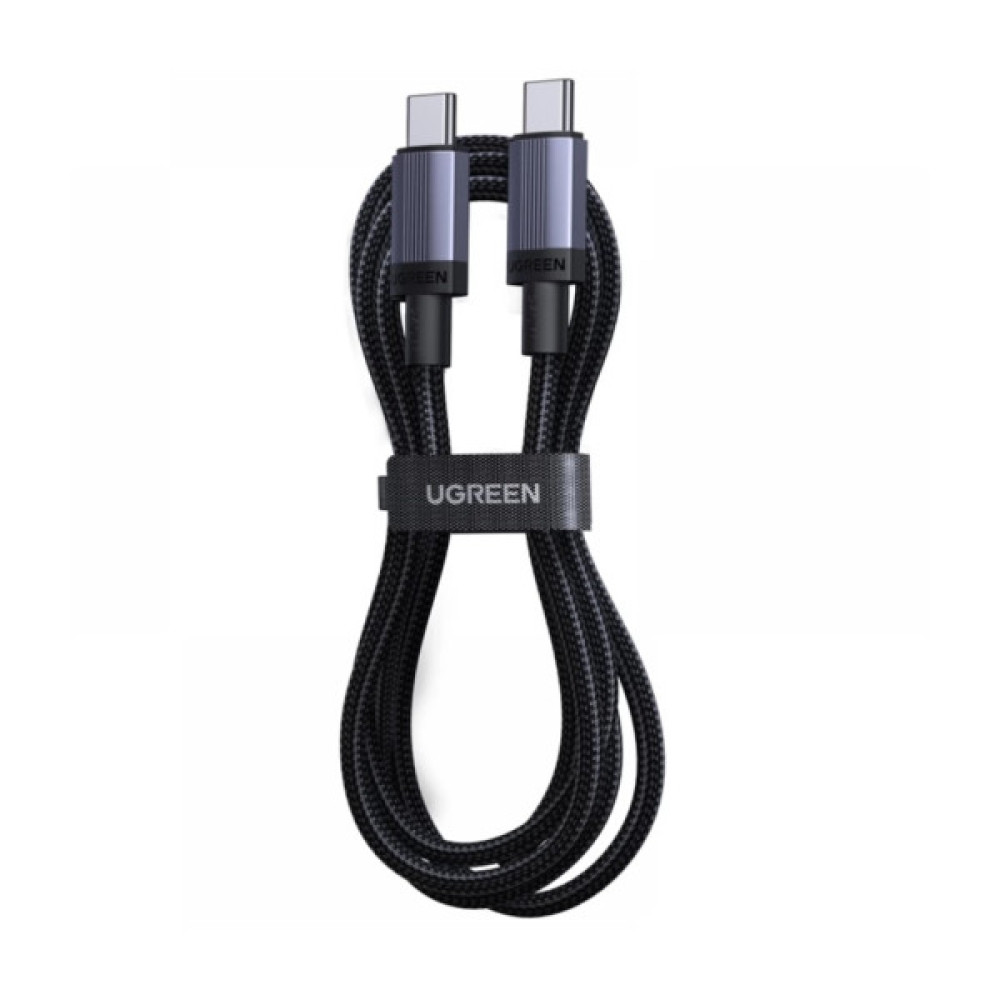 Дата кабель USB-C to USB-C 0.5m 100W 480Mbps black Ugreen (65831)