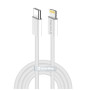 Дата кабель USB-C to Lightning 2.0m PD 27W braided gray ColorWay (CW-CBPDCL068-GR)