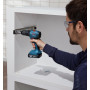 Шурупокрут-дриль ударний акумуляторний Bosch Professional GSB 185-LI 18В 2х2.0А·год 50Нм 500·1900об·хв кейс 1кг