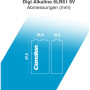 Батарейка Camelion Крона 6LR61 9V Digi Alkaline * 1 (6LR61-BP1DG) Батарейка Camelion Крона 6LR61 9V Digi Alkaline * 1 (6LR61-BP1DG)