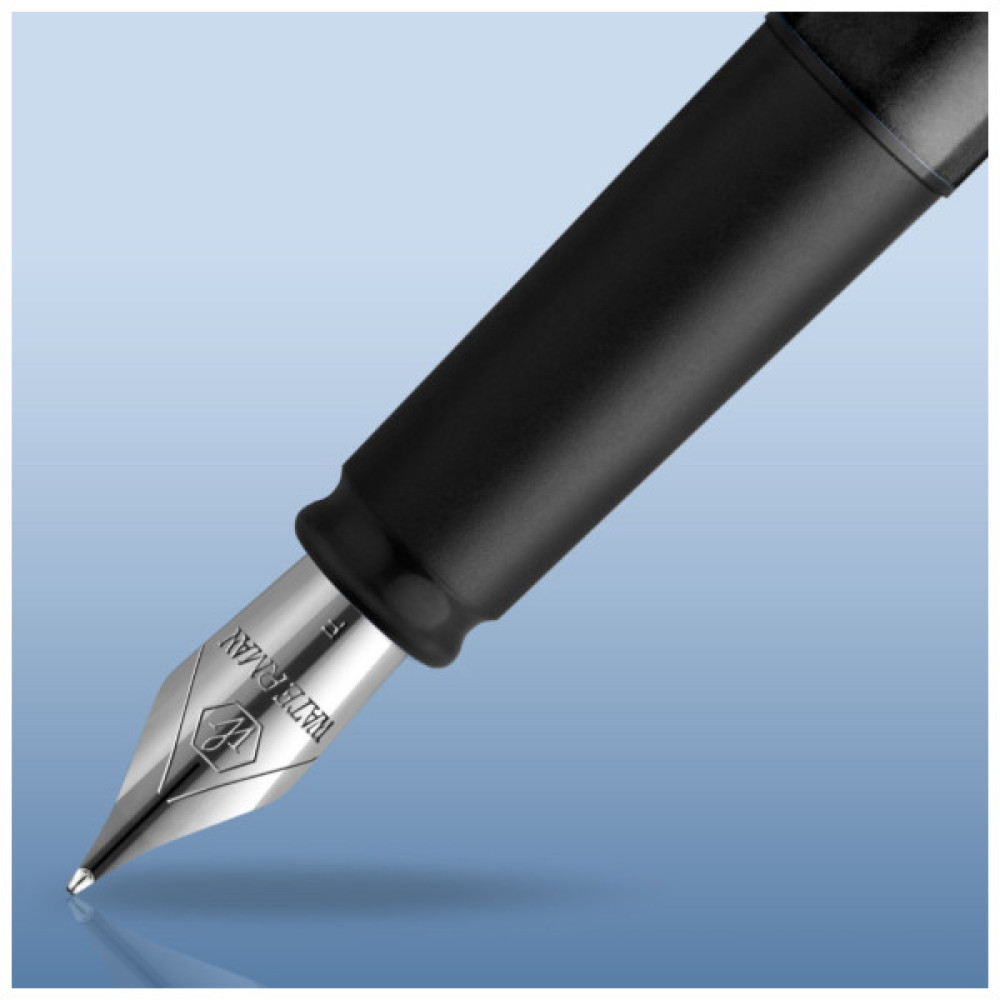 Ручка пір'яна Waterman ALLURE Black CT  FP F блістер (13 311b)