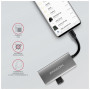 Концентратор AXAGON USB-C to 2xUSB-A + 2xUSB-C 10Gbps 0.13m gray (HMC-4G2)