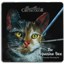 Олівці кольорові Cretacolor THE AQUARINO BOX водорозчинних 24 кольори (9014400325213)