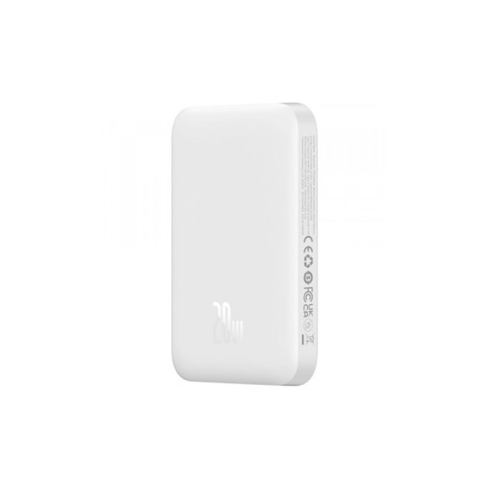 Батарея універсальна Baseus Magnetic Wireless Mini Air 6000mAh 20W PD, QC, Qi-15W, White (6932172641429)