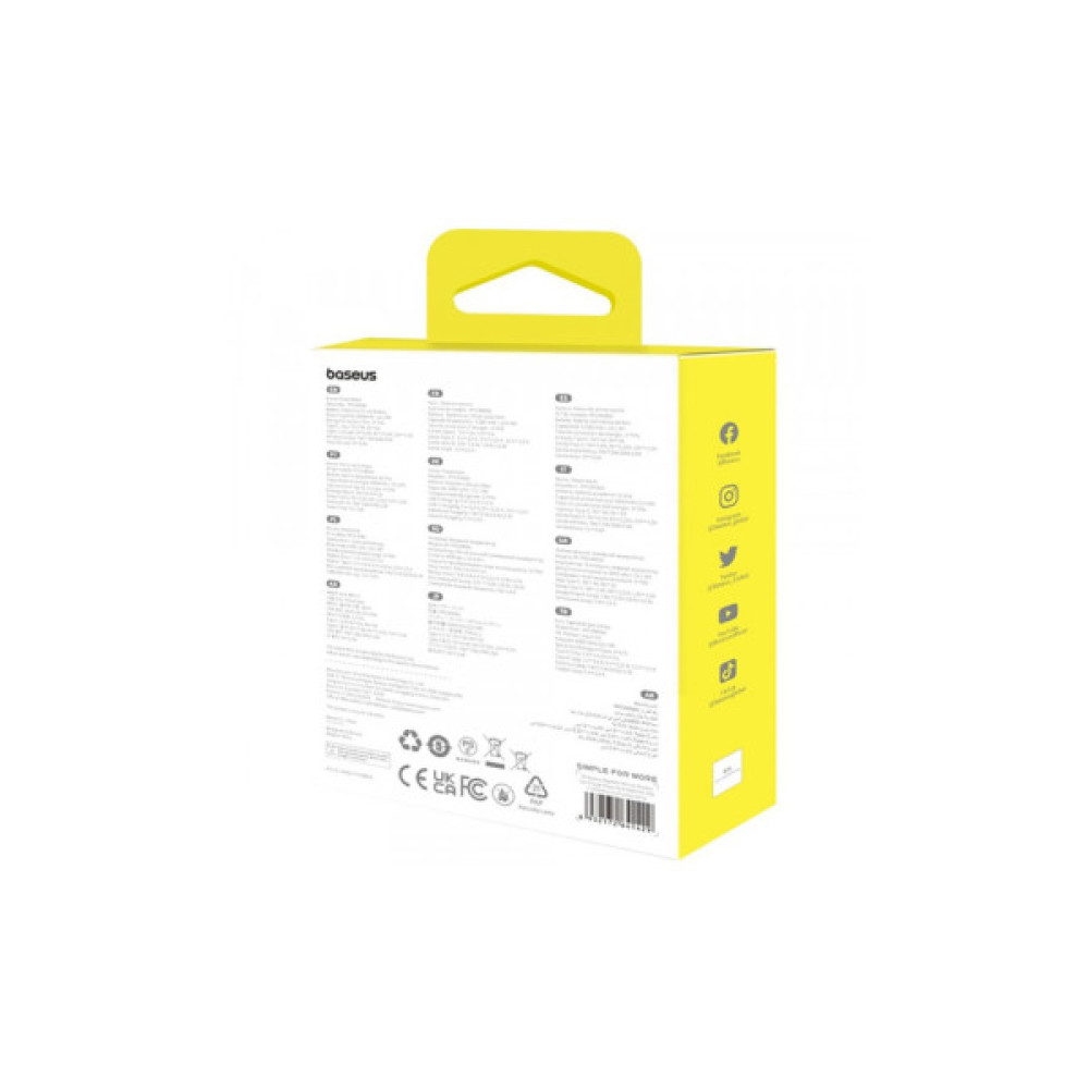 Батарея універсальна Baseus Magnetic Wireless Mini Air 6000mAh 20W PD, QC, Qi-15W, White (6932172641429)