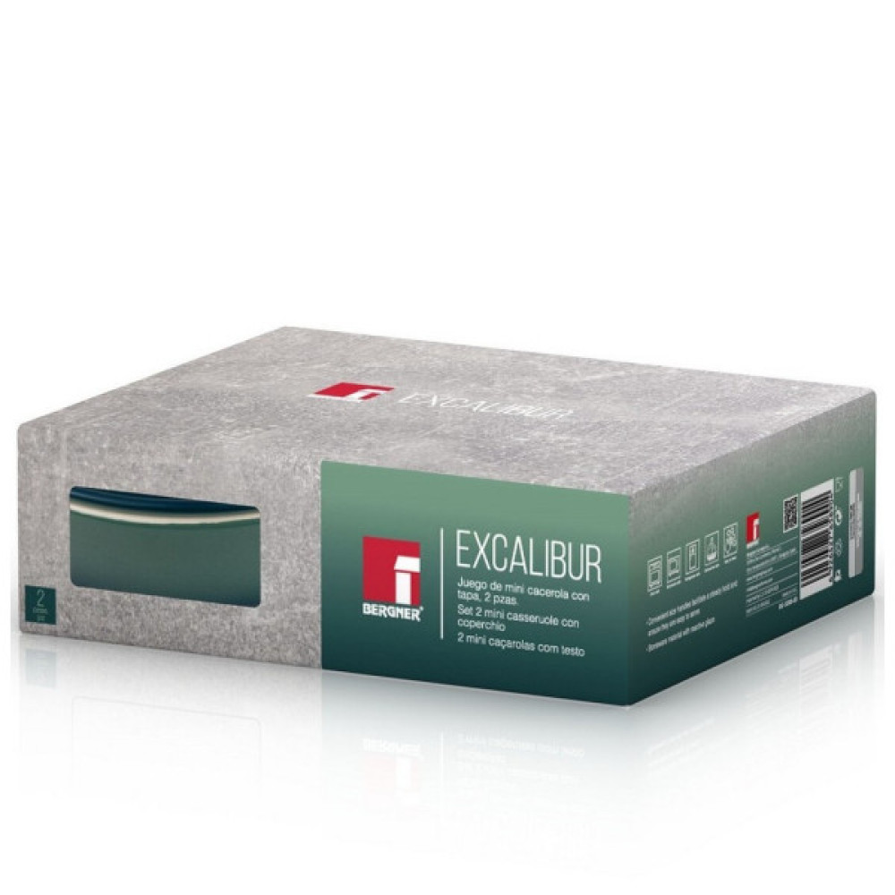 Рамекін Bergner Excalibur набір 2шт овальні (BG-13365-GR)
