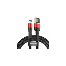 Дата кабель USB 2.0 AM to Lightning 1.0m Cafule Special Edition 2.4A Black-Red Baseus (CALKLF-G91) Дата кабель USB 2.0 AM to Lightning 1.0m Cafule Special Edition 2.4A Black-Red Baseus (CALKLF-G91)