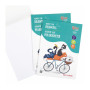 Альбом для малювання Rosa Kids склейка Cats on a Вicycle А4 30 аркушів (4823098543022)