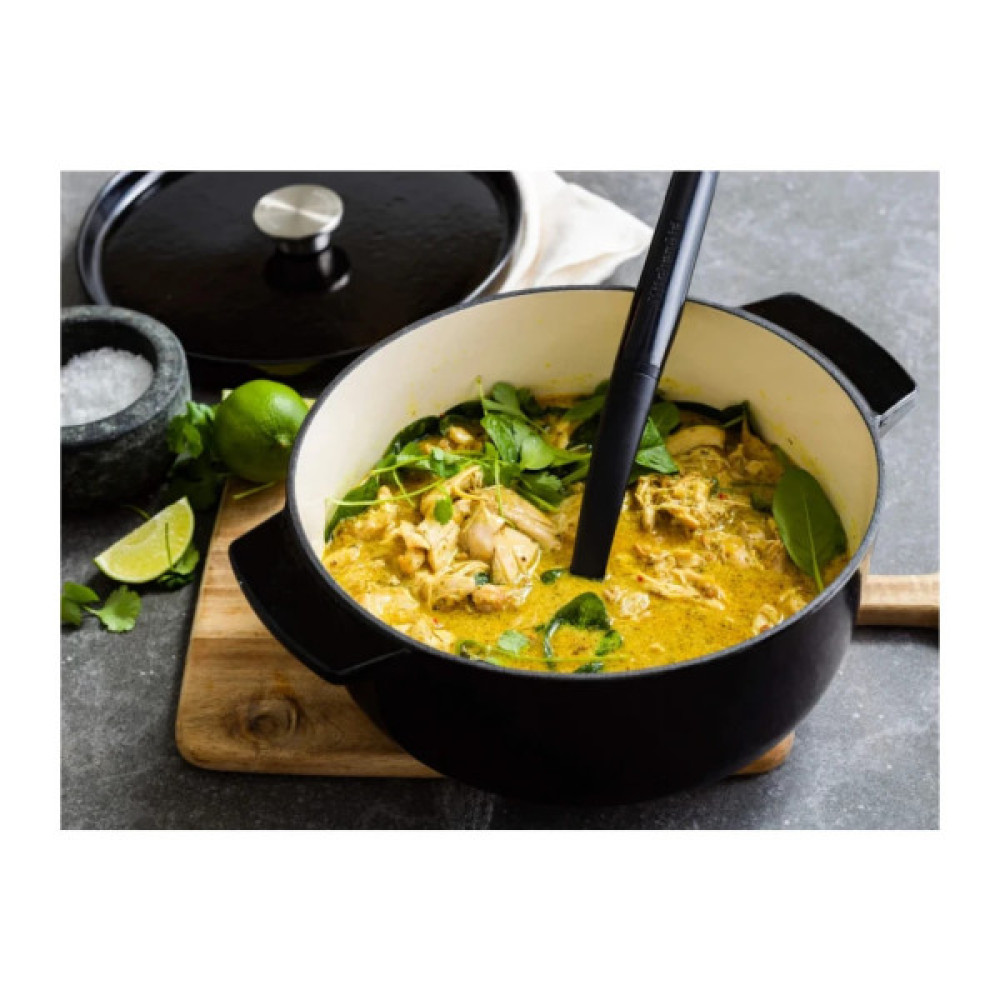 Каструля KitchenAid чавунна з кришкою 5,2 л Чорна (CC006061-001)