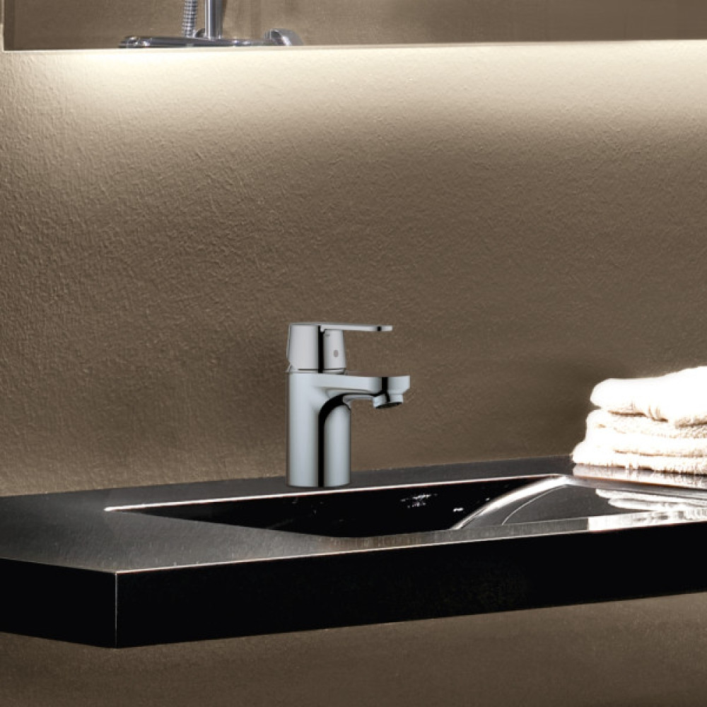 Змішувач для раковини Grohe Get M  довж. виливу - 122мм, неповоротний, 1 важіль, хром