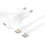 Зарядний пристрій Belkin USB-C PD20W PPS PD3.1 + cable USB-C to USB-C 1.0m (WCA009KQ1MWH-B6)