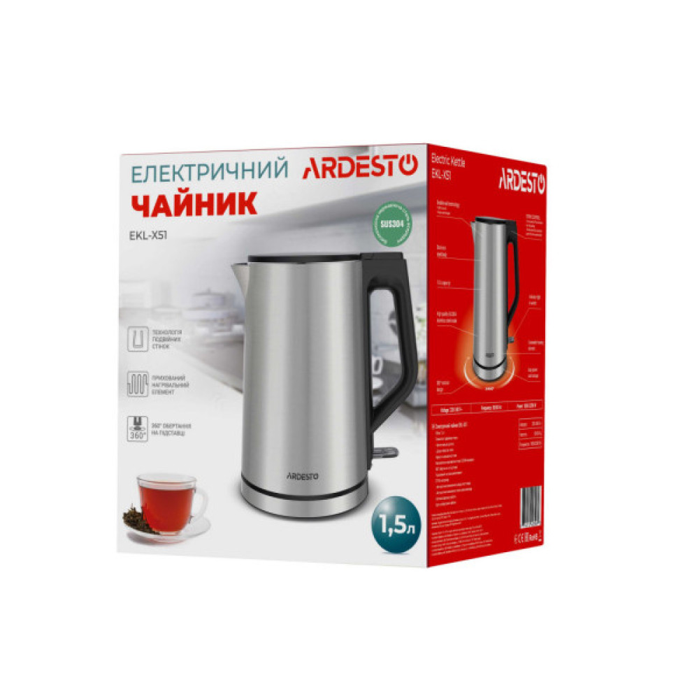 Електрочайник ARDESTO EKL-X51