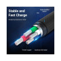 Дата кабель USB 2.0 AM to Micro 5P 0.25m 3.0A (18W) PVC Gray Aluminum Alloy Vention (COAHC) Дата кабель USB 2.0 AM to Micro 5P 0.25m 3.0A (18W) PVC Gray Aluminum Alloy Vention (COAHC)