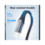 Дата кабель USB 2.0 AM to Micro 5P 0.25m 3.0A (18W) PVC Gray Aluminum Alloy Vention (COAHC) Дата кабель USB 2.0 AM to Micro 5P 0.25m 3.0A (18W) PVC Gray Aluminum Alloy Vention (COAHC)