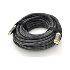 Кабель мультимедійний HDMI M to HDMI M 20.0m V2.0 4K black VEGGIEG (YT-HDMI(M)/(M)HX-20/19709)