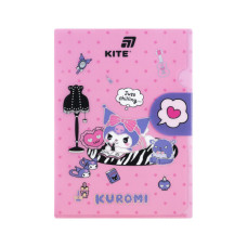 Папка - куточок Kite із клапаном A4 Kuromi- 2 (HK25-248-2)