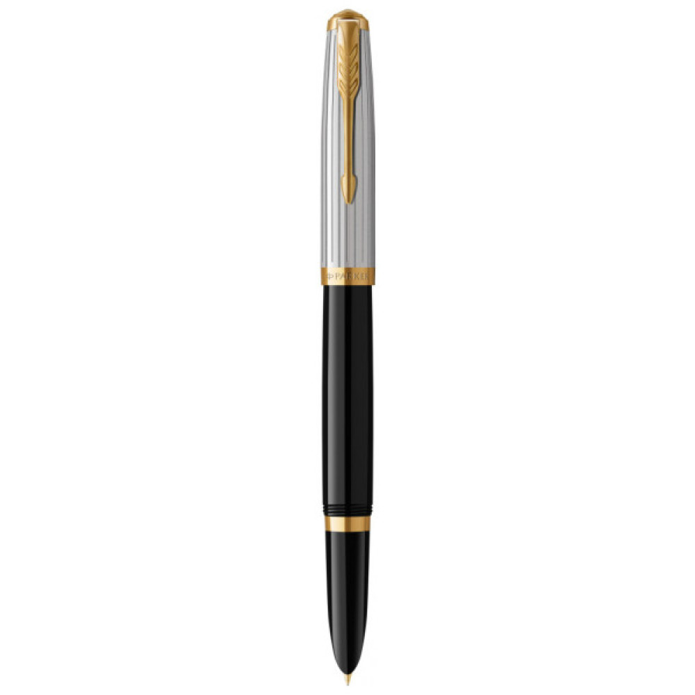 Ручка пір'яна Parker PARKER 51 Premium Black GT  FP F (56 111)