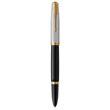 Ручка пір'яна Parker PARKER 51 Premium Black GT  FP F (56 111)
