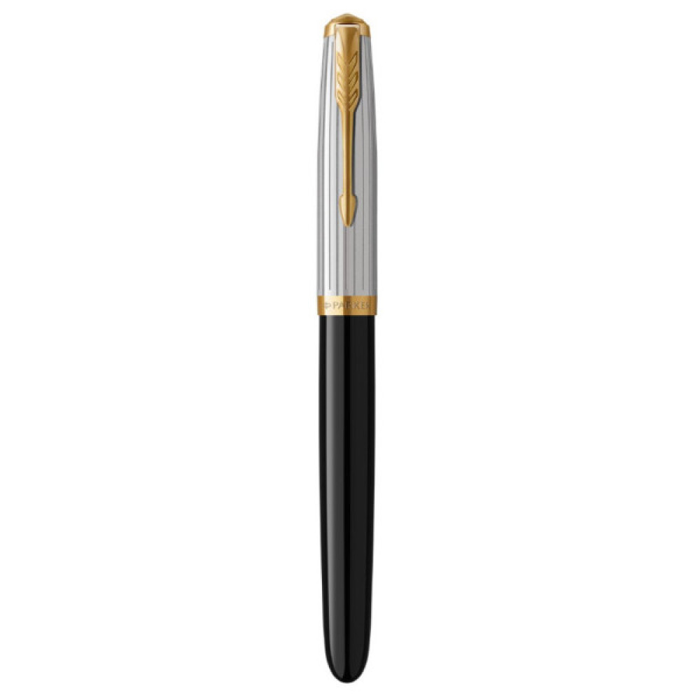 Ручка пір'яна Parker PARKER 51 Premium Black GT  FP F (56 111)