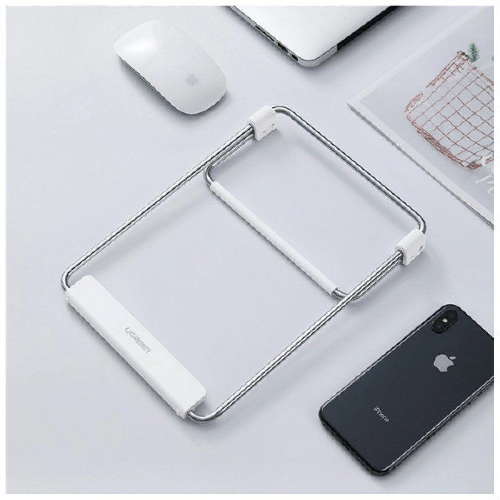Підставка до ноутбука Ugreen LP230 Foldable Desktop Laptop Stand Silver (80348)