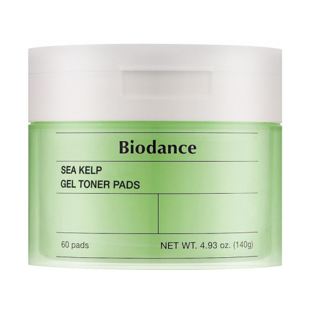 Патчі для обличчя Biodance Sea Kelp Gel Toner Pads 60 шт. (8809891183678)