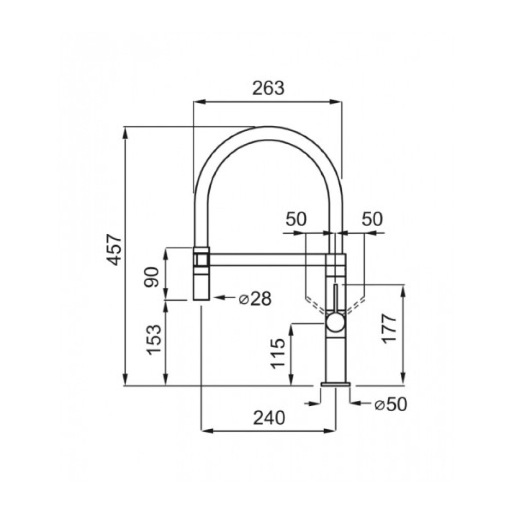 Змішувач Elleci WAVE CROMATO