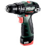 Шурупокрут-дриль акумуляторний Metabo PowerMaxx SB BL 12В 2х2А·год 20·38Нм 0-400·0-1500об/хв 0.8кг
