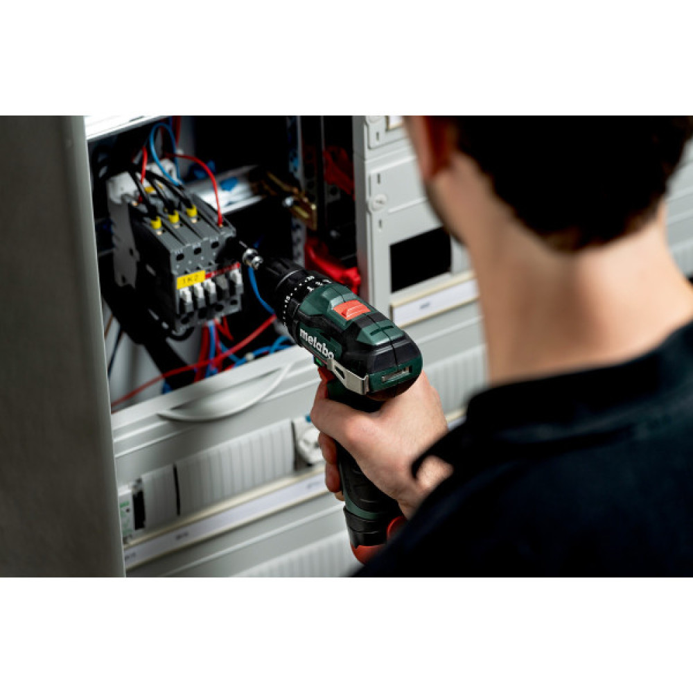 Шурупокрут-дриль акумуляторний Metabo PowerMaxx SB BL 12В 2х2А·год 20·38Нм 0-400·0-1500об/хв 0.8кг