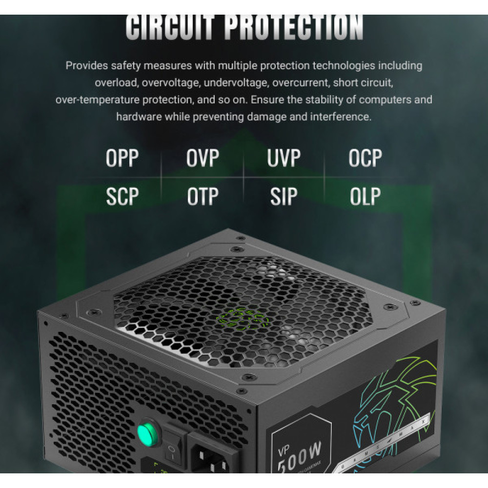 GAMEMAX VP 500S BK