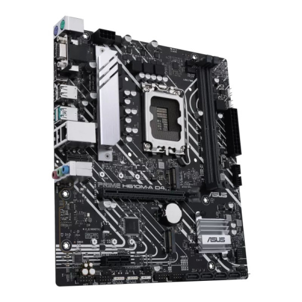 Материнcька плата ASUS PRIME H610M-A D4-CSM s1700 H610 2xDDR4 M.2 HDMI D-Sub DP mATX